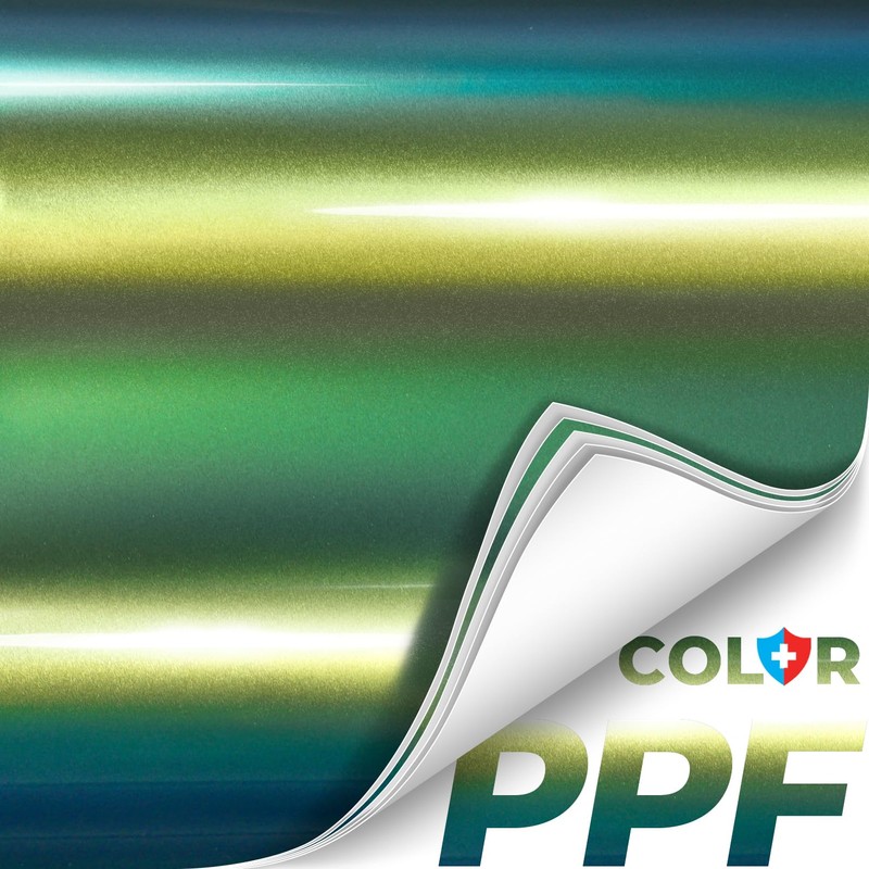 ColorFusion PPF by VViViD, Gloss Early Spring Green Dry Apply
