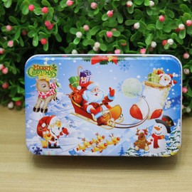 HappyToy Wooden 60 Piece Jigsaw Puzzle Merry Christmas Xmas Santa in a box great gift for kids