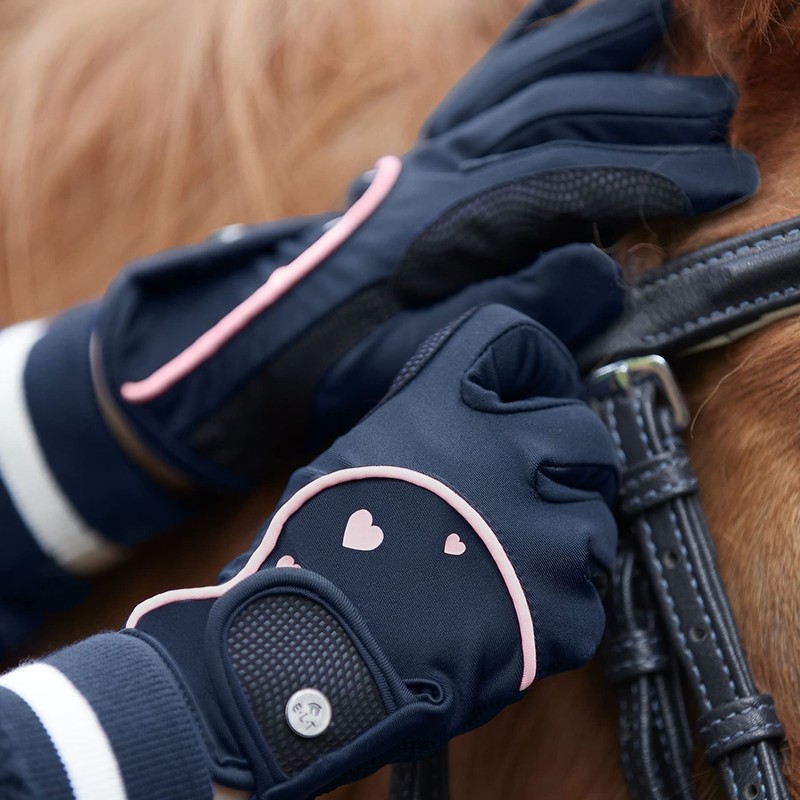 ELT Metropolitan Heart Kids Riding Gloves