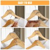 SLMT Space Saving Hanger Hooks 30 Pack, Clear Clothes Hanger