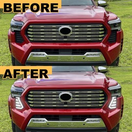 LED Fog Lights Daytime Running Lights fit For 2024 2025 Toyota Tacoma Foglights Lamps Assembly 2024 Tacoma Accessories(DRL TypeC)