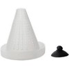 1 Pc White Cone Shape Aquarium Red Worm Fish Feeder