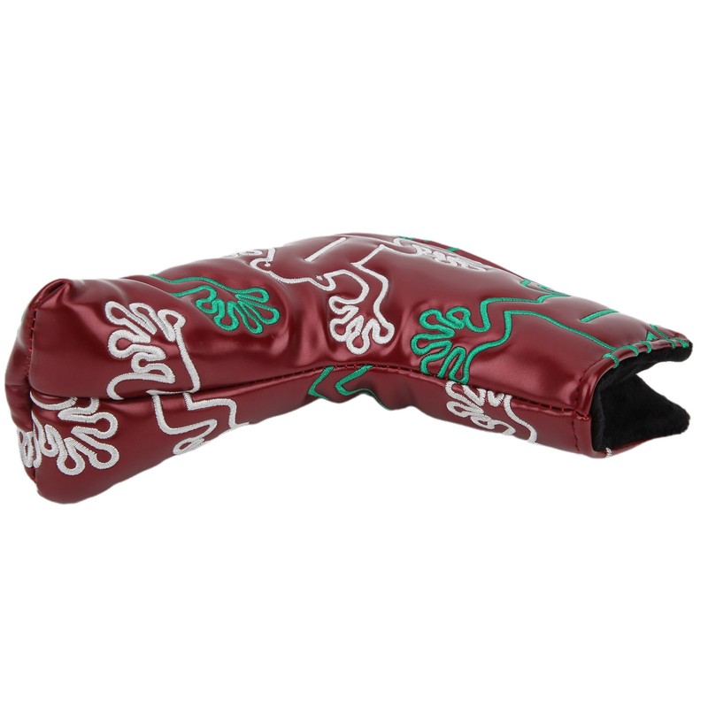 Golf Putter Headcover Embroidery Putters PU Protective Head Cover Magnetic
