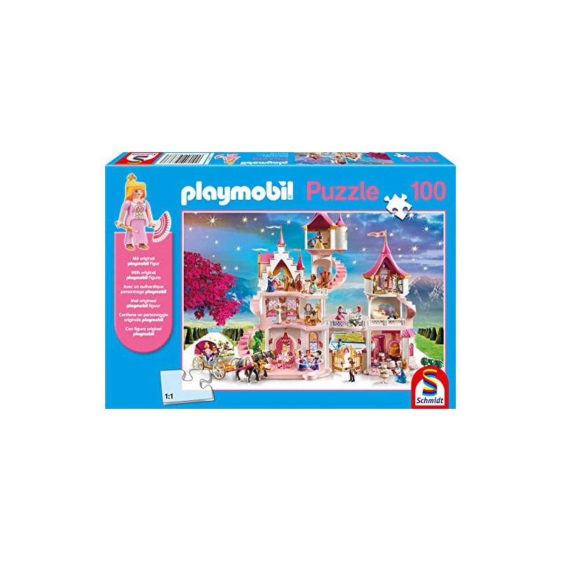 Schmidt Playmobil Princess Castle 100 Pieces Including Figure