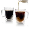 Brod & Taylor Double-Wall Insulated Oversize Glass Mugs (Set of