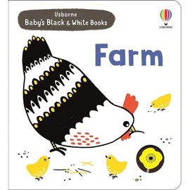 Baby's Black and White Books Farm