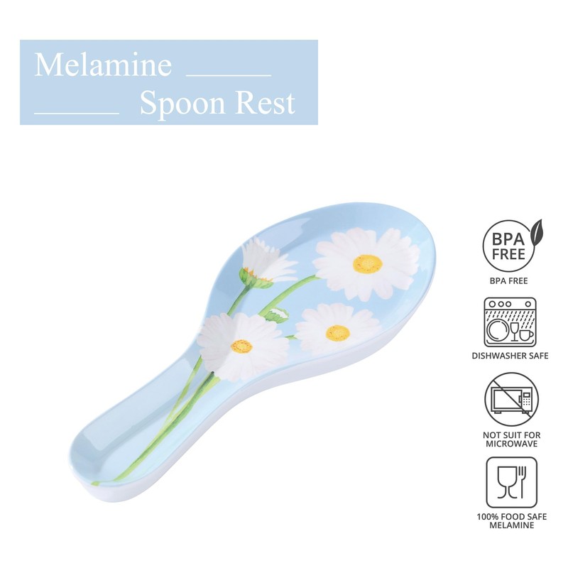 UPware Melamine Spoon Rest Spoon Holder Kitchen Utensil Holders 9.625