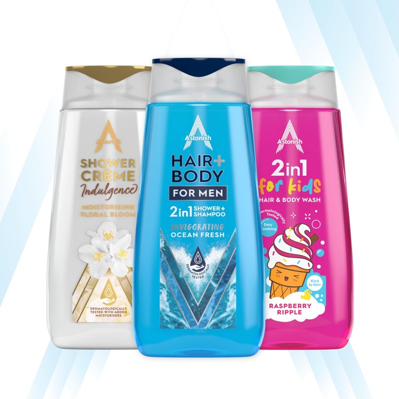 ASTONISH - 2IN1 HAIR & BODY FOR MEN 400ml 1's