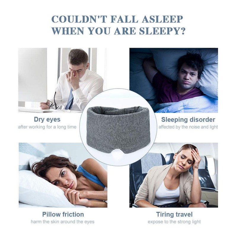 FRESHME Cotton Sleep Eye Mask for Women Men - 100%