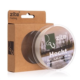 Zite Fishing Fluorocarbon Leader Line 0.85 mm | 30 m Monofilament Line with Fluoro Coating | Extremely Strong for Pike 32 kg Load Capacity | For Swimbaits, Trolling & Bigbait Rigs