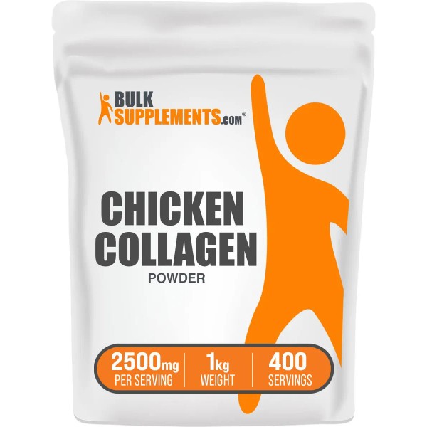 Bulksupplements Pure Hydrolyzed Collagen (chicken) Powder 1 - Producto Original