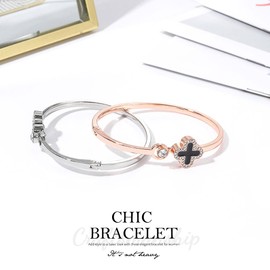 Edary Cross Bracelet, Crystal Cuff Bracelets, Flower Friendship Bracelets, Charm Bracelet, Adjustable Jewelry for Women and Girls, Crystal