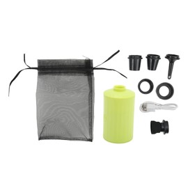 Portable Mini Air Pump Outdoor Multifunction USB Charging Electric Air Pump with 6 Different Air Nozzles Green