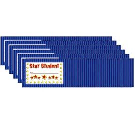 NORTH STAR TEACHER RESOURCE NST2402-6 North Star Teacher Resources Punch Cards, 4-Inch x 2.5-Inch, Star Student, 36 Per Pack, 6 Packs