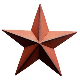 Metal American Patriotic Barn 3D Stars Wall Decor (Set of 3) Christmas Wall Sculptures