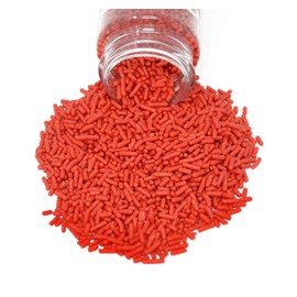 Mystic Sprinkles Candy Apple Red Jimmies Sprinkles 3oz Bottle