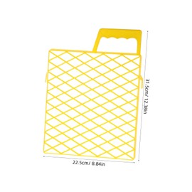 Operitacx Paint Bucket Grid Durable Plastic Paint Filter and Tray Liner with Efficient Grid Design and Roller Use