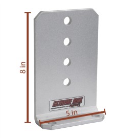 Extreme Max 3006.7124 Vertical Pontoon Bunk Bolster L-Bracket - Set of 2