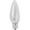Yazawa C321225C Chandelier Bulb, Clear, 25W, Base, E12, Set of 3