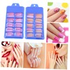 Mikinona Full Cover False Nails Ballet Style Tips Detachable Fake