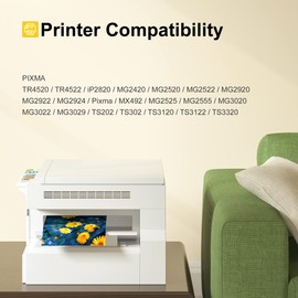 SHEENGO 245XL Ink Cartridges Replacement for Canon 245XL Black Ink Cartridges 245 XL PG-245 PG-245XL for Canon Pixma MX490 MX492 MG2522 TR4520 TS3322 TS202 MG2500 TS3122 TR4500 Printer2 Black