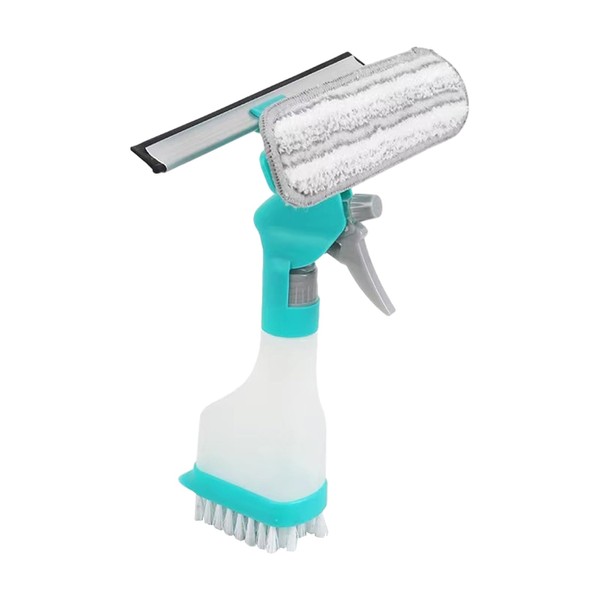 3 in 1 Window Squeegee, Microfiber Window Washer Cleaner Kit