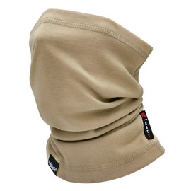 Fullsheild 12CAL FR Fire Retardant Full Face Mask Cover Neck Gaiter Muffler Snood for Motorcycling Mining Hunting Army Military Working Khaki One size