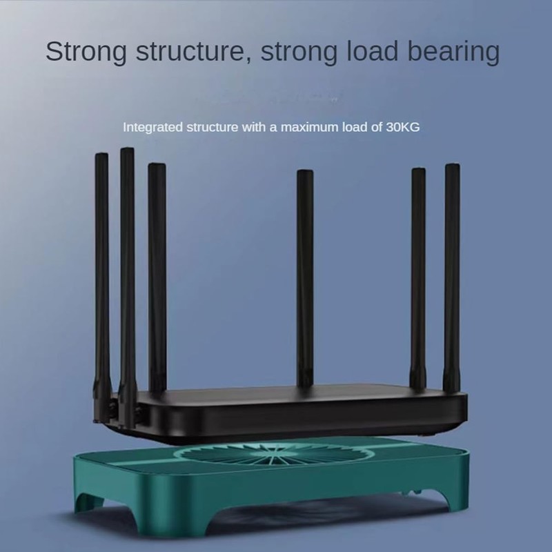 Gokoti Z-X3 Router Cooling Base Fan Bracket Rack with USB