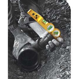 STABILA 25245 TORPEDO LEVEL - 3 VIAL V-GROOVE MAGNETIC