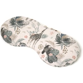 Organic Eye Pillow Eyebright & Linseed "Wild Animals" for Relaxation, Cooling, Warming or Yoga