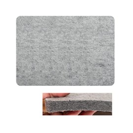 SEHXIM 13.5" x 13.5" Wool Pressing Mat, 100% New Zealand Wool Ironing Mat, Sewing Machine Muffling Mat,Wool Mat for Ironing Pad for Sewing, Quilting, DIY Crafts, and Embroidery. (13.5" x 13.5")