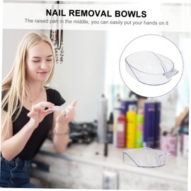 Baluue Nail Art Soaking Bowl Nail Soak Tray Set Hand Soak Bowl Kit for Salon Home