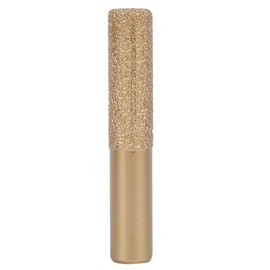 Diamond Router Bits Golden Brazed Straight Shank for Edge Cutting of Stone Marble and Quartz Stone Artificial Stone(12.7 * 13.5 * 75mm)