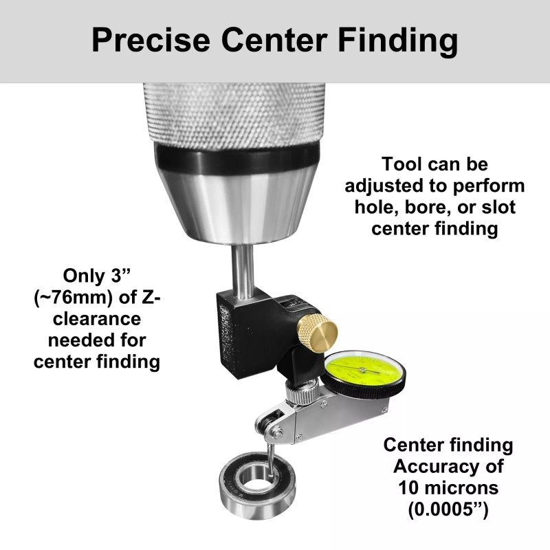 Colorado Toolworks High-accuracy CNC TRAM TOOL, with Dial Test Indicator,