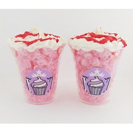 Set of 2 Strawberry Cherry Doll Food Drink Playset 14 inch 18 Inch Dolls American Girl, Journey Girls, Our Generation, Madame Alexander, Wellie Wishers, Hearts for Hearts, Glitter Girls Dolls