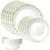 Corelle Vitrelle 18 Piece Glass Dinnerware Sets Service for 6,