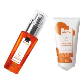 Kit Serum Facial Antioxidante Vitamina C Anew Avon                                                                                                    