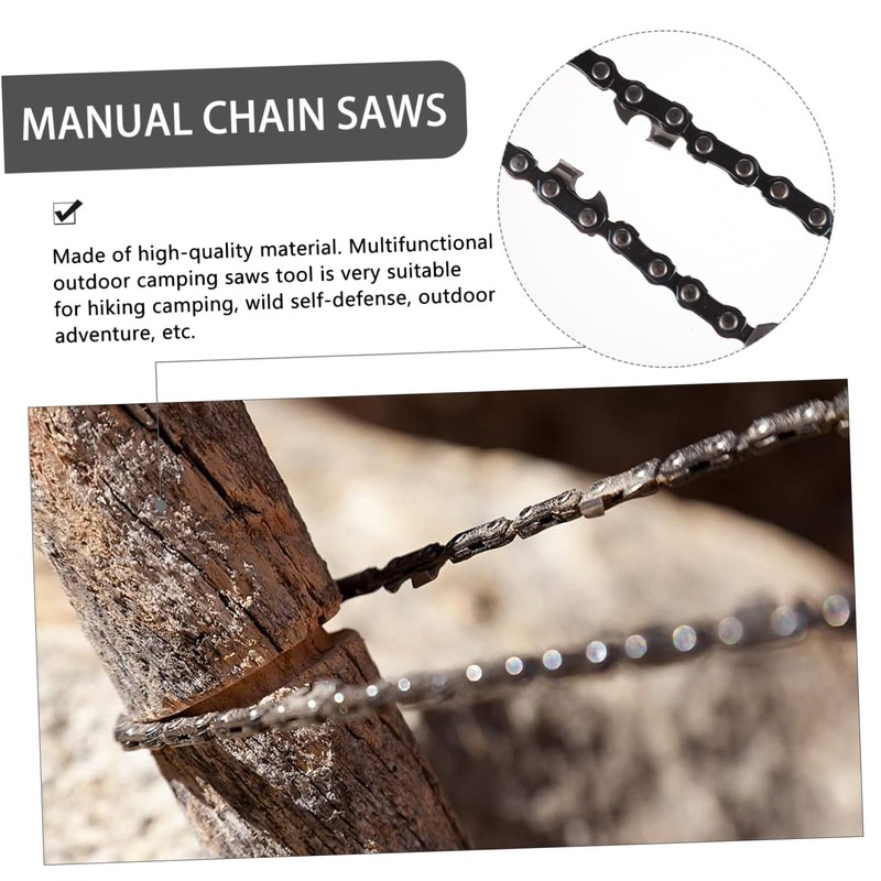 NOLITOY Professional Braided Rope Chainsaw Tool Folding Hand Saw for