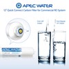 APEC Water Systems 12" Commercial Grade US Made Inline Carbon