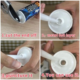 Tylove Black Seam Sealer Automotive High Strength Waterproof Sealant 10.5 oz