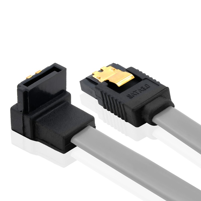 BIGtec SATA Cable S-ATA III Data Cable Connection Cable Grey