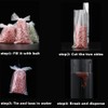 100Pcs 6x12cm Carp Fishing Bags PVA Bag, Water Soluble Bag