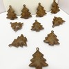 Generic 20pcs, Rusty Metal Bells Christmas Tree Bell Decorations Metal