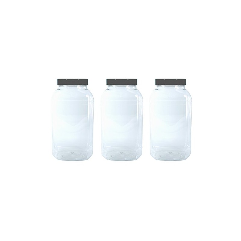 Britten & James Large Empty Plastic Jars 4500ml with lids