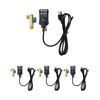 QWORK Automatic Timed Condensate Drain Valve, 4 Pack 1/2" Ac110v