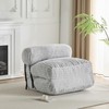 Christopher Knight Home Zula Foldable Bean Bag Chair, Faux Fur