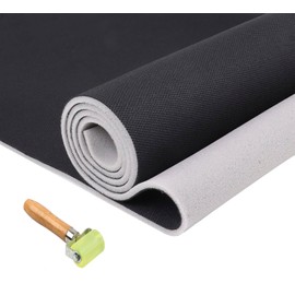 NANSH Automotive Headliner Repair Car Ceiling Fabric Replacement Foam Backing Material Headlining (Black, 100" L × 60" W)