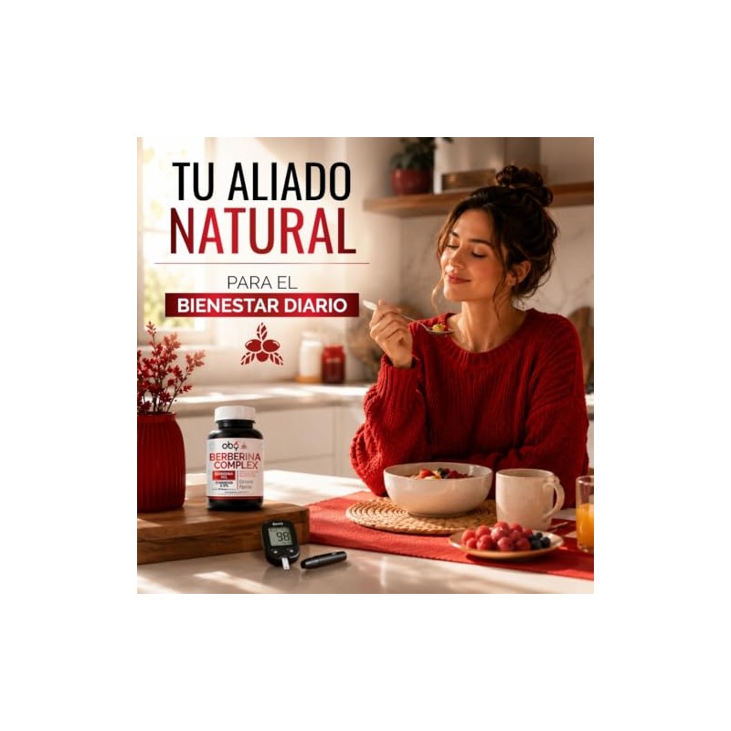 OBY Berberina HCL Pura 500 mg con Cúrcuma 120 cápsulas
