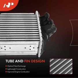 A-Premium Front Turbo Intercooler Compatible with Volkswagen Beetle 1998-2005 1.8L 1.9L Turbocharged