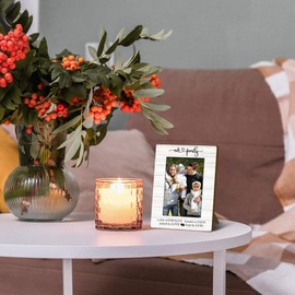 Foyoulame Family Picture Frames 4x6, Family Frame, Adoption Day Gifts, FamilyGifts, AdoptionGifts For Adoptive Parents, Religious Spiritual FamilyDecorative Photo Picture Frame for Table Desk Decor